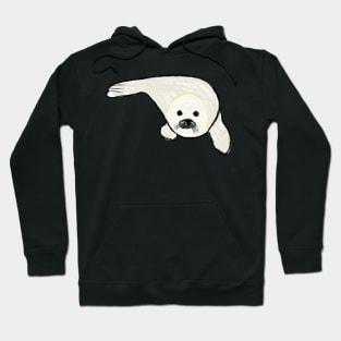 Artwork of a Cute Baby Seal Hoodie